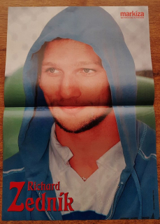 Plagát 8 / Hokejista Richard Zedník / novinový papier