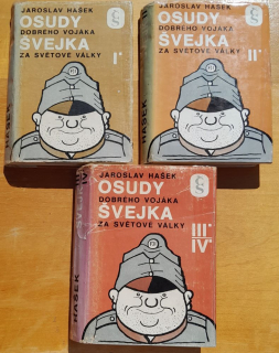 Osudy dobrého vojáka Švejka za světové války I. - IV v troch zväzkoch 