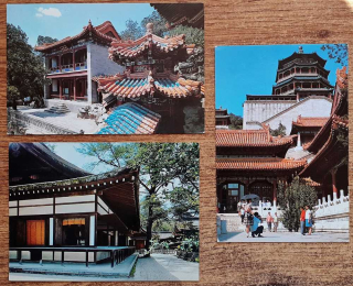 Čína - 3 ks pohľadnice