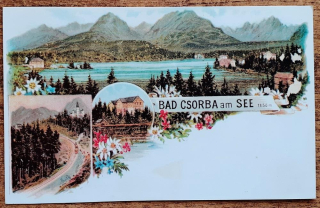 Vysoké Tatry - Štrbské Pleso okolo r. 1899 - Zo zbierok Jozefa Hubera