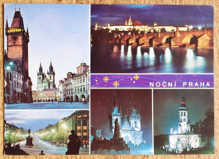 Praha - Staroměstské náměstí - Hradčany - Karlúv most - Václavské naměstí - Týnský chrám - Loreta - 1972