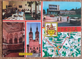 Teplá - Hotel Flora - Klášter - 1972