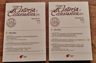 Historia Ecclesiastica / ročník IX. 2018 číslo 1. 2.