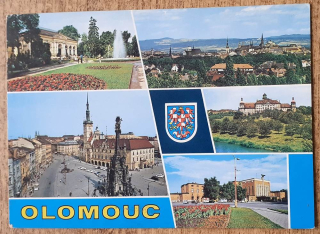 Olomouc - Smetanovy sady - Náměstí Míru - Klášter Hradisko - Hlavní nádraží 