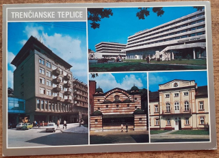 Trenčianske Teplice - Liečebný dom Pax - Sanatórium Krym - Hotel Jalta - Hamman - Kúpeľný dom Sina - 1987