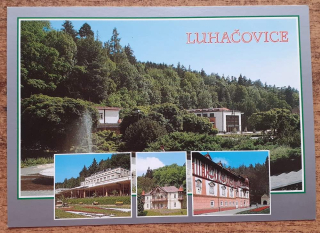 Luhačovice - Pramen Vincentka - Rúžová víla - Jurkovičúv dúm