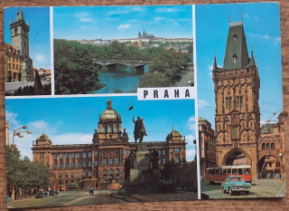 Praha - pohľadnica