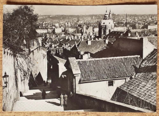 Praha - Nové zámecké schody - Malá Strana - 1959
