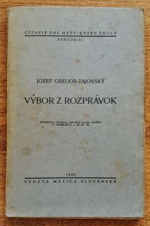 Výbor z rozprávok / Čítanie pre meštianske školy