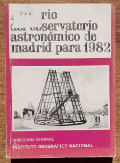 Anuario del Observatorio astronomico de Madrid para 1982