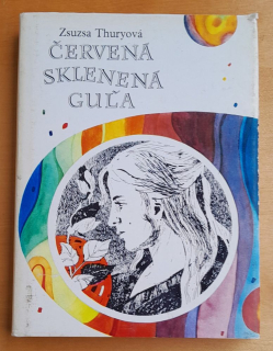 Červená sklenená guľa