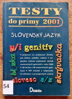Testy do prímy 2001 / Slovenský jazyk