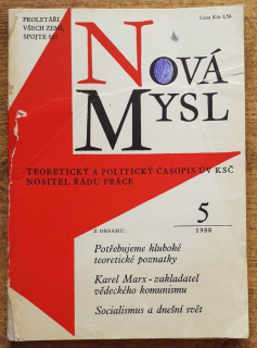 Nová mysl / Teoretický a politický časopis ÚV KSČ / 5/1988