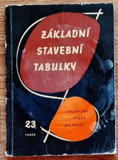 Technický výběr do kapsy 23 / Základní stavební tabulky