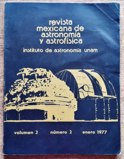Revista Mexicana de Astronomía y Astrofisica / Instituto de Astronomía unam / volumen 2 / número 2