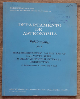 Spectrophotometric parameters of Early-Type stars, 2. Relative spectral-intensity distributions