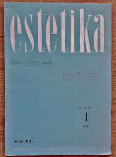 Estetika / ročník XIII 1976/1