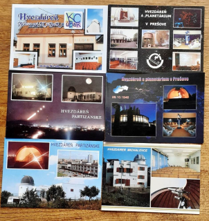 Slovenské hvezdárne / Medzev / Prešov / Partizánske / Michalovce