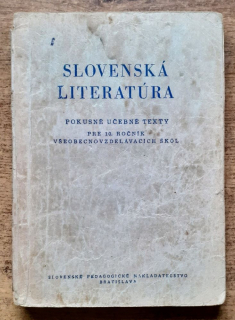 Slovenská literatúra / Pokusné učebné texty pre 10. ročník Všeobecnovzdelávacích škôl