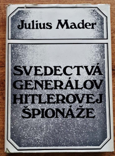 Svedectvá generálov Hitlerovej špionáže