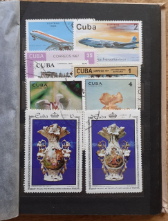 Staré poštové známky - 1. list