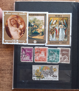 Staré poštové známky - 6. list