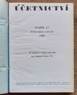 Účetnictví - Účtovníctvo 1980