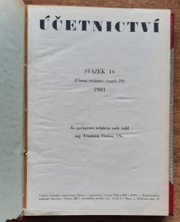 Účetnictví - Účtovníctvo 1981