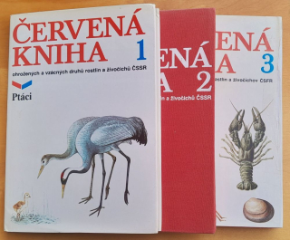 Červená kniha ohrožených a vzácných druhú rostlin a živočichu ČSSR - ČSFR / 1. Ptáci / 2. Kruhoústí, ryby, obojživelníci, plazi, savci/ 3. Bezstavovce
