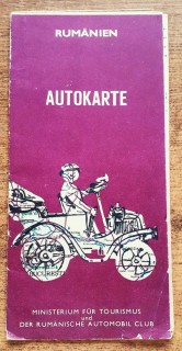 Autokarte Rumänien / Automapa Rumunsko