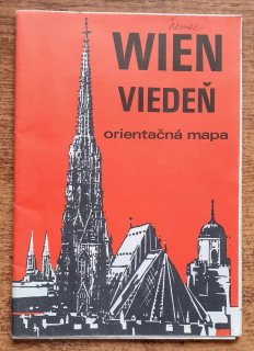 Wien / Viedeň / Orientačná mapa / 1989 / 1 : 20 000