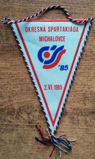 Okresná spartakiáda Michalovce 85 / 2.6.1985 / Okresný výbor Michalovce