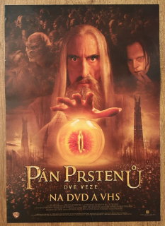 Pán prstenú Dve věže, Saruman / Kino plagát / 30 x 42 cm