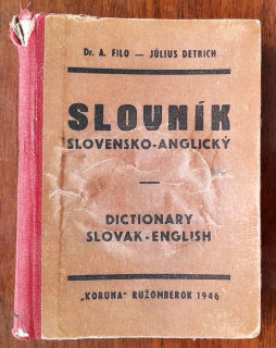 Slovník slovensko-anglický / Dictionary slovak-english