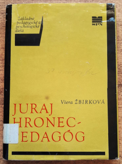 Juraj Hronec - pedagóg