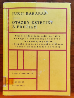 Otázky estetiky a poetiky / Edícia Studia litteraria