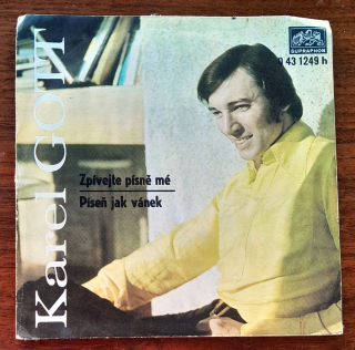 Karel Gott, LP Platňa - single play, Zpívejte písně mé, Píseň jak vánek