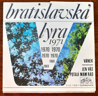 Bratislavská lýra 1971, LP Platňa - single play