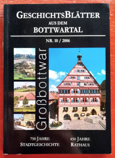Geschichtsblätter aus dem Bottwartal / Grossbottwar