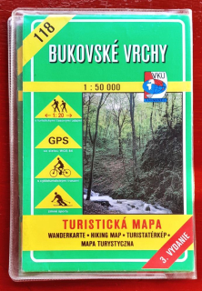 Bukovské vrchy / Turistická mapa / Mierka 1 : 50 000