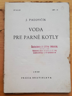 Voda pre parné kotly