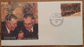 Celinová obálka - First Day of Issue - 25. Jan. 1982 - Australia Post