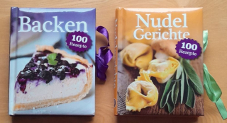 Backen - 100 Rezepte / Pečenie, Nudel Gerichte - 100 Rezepte / Rezancové jedlá