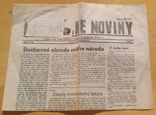 Katolícke noviny 18. februára 1945