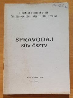 Spravodaj SÚV ČSZTV / marec - apríl 1978