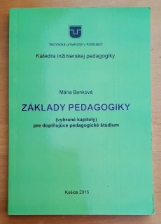 Základy pedagogiky / Vybrané kapitoly pre doplňujúce pedagogické štúdium