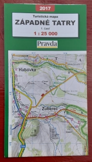 Západné Tatry 1. + 2. časť / 1 : 25 000