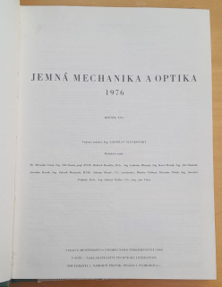 Jemná mechanika a optika 1976 / mesačník čísla 1 - 12