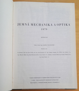 Jemná mechanika a optika 1979 / mesačník čísla 1 - 12