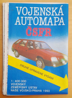 Vojenská automapa ČSFR / 1 : 400 000